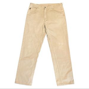 YSL Yves Saint Laurent Cream Beige Jeans